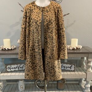 Marc New York Animal Print Coat